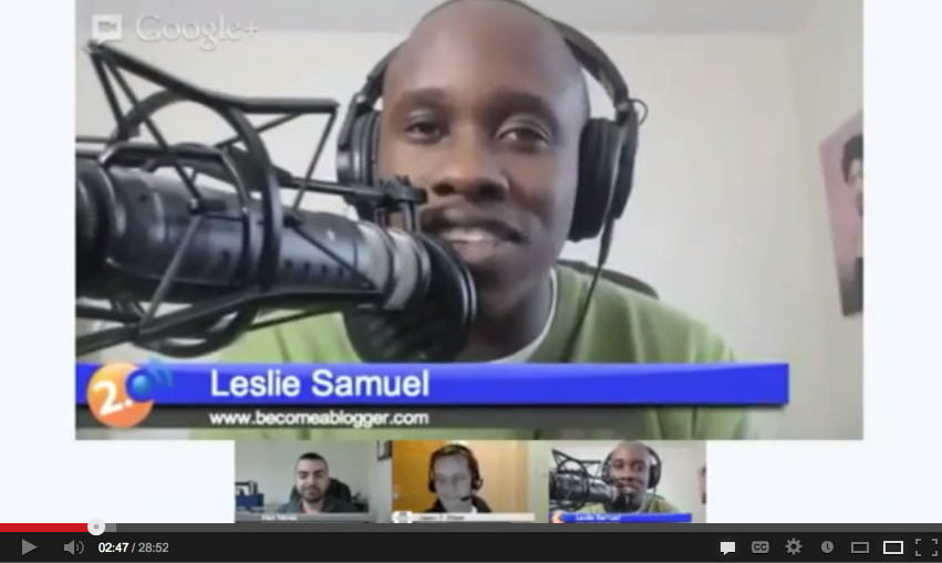 Episode 1 – Leslie Samuel Shares How To Build Your Audience With Blogging