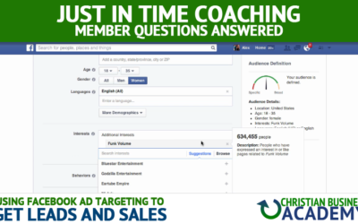 JITC – Using Facebook Ad Targeting To Get Leads And Sales